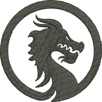 Matriz de Bordado Dragão 12
