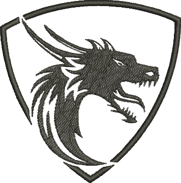 Matriz de Bordado Dragão 13