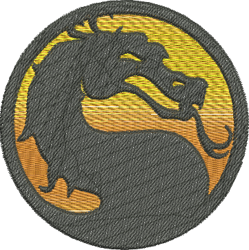 Matriz de Bordado Dragão Mortal Kombat 14