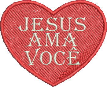 Matriz de Bordado Coração de Jesus 21