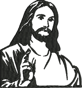 Matriz de Bordado Jesus Cristo 22