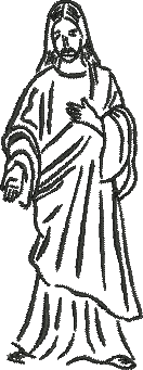 Matriz de Bordado Jesus Cristo 42