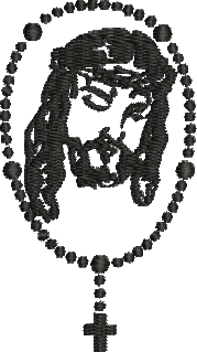 Matriz de Bordado Jesus Cristo 48
