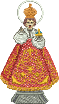 Matriz de Bordado Menino Jesus de Praga 62
