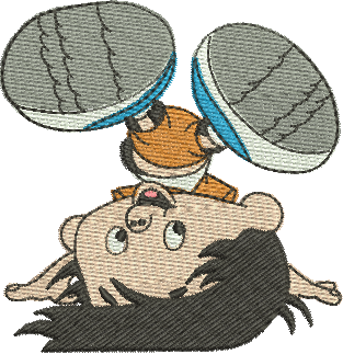 Matriz de Bordado Bobby´s World 06 – Três Tamanhos