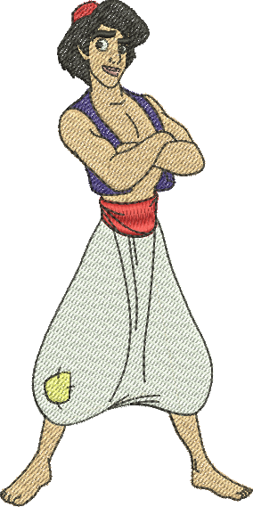 matriz de bordado Aladdin 02 – Três Tamanhos