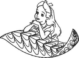 matriz de bordado Alice 02 – Três Tamanhos