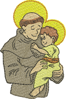 Matriz de Bordado Santo António 01