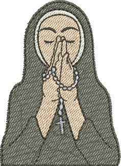Matriz de Bordado Freira 03