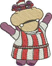 Matriz de Bordado Hallie 00 – Três Tamanhos