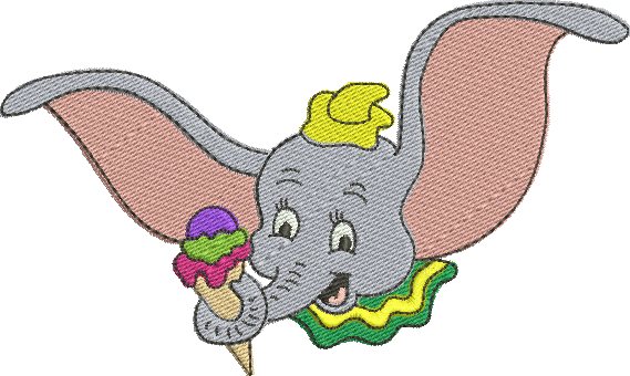 Matriz de Bordado Dumbo 08 – Três Tamanhos