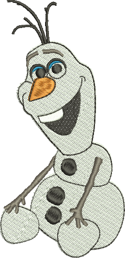 Matriz de Bordado Olaf Frozen 13 – Três Tamanhos