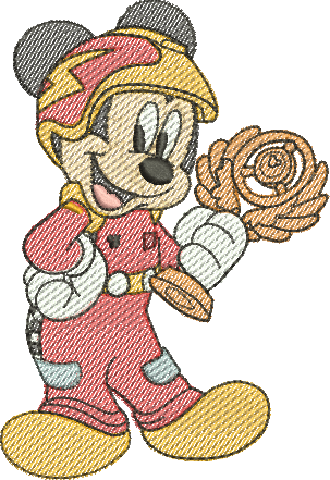 Matriz de Bordado Mickey Campeão